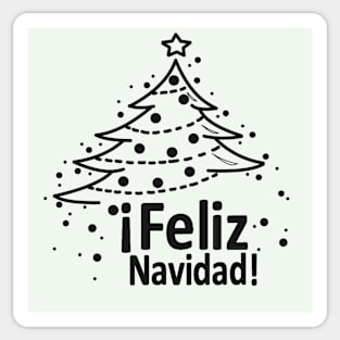 feliz navidad - christmas tree Sticker